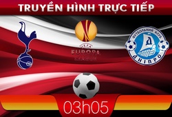 03h05 28/2 &#8211; Truyền hình trực tiếp: Tottenham vs Dnipro