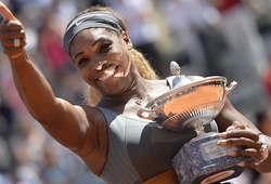 Serena Williams vô địch Rome Open: Tượng đài khó xô đổ