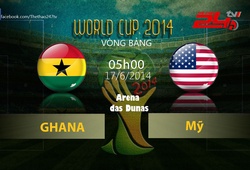 Trực tiếp Ghana 1-2 Mỹ: Chiến thắng ngoạn mục (Hết giờ)
