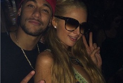 Neymar “quan hệ” với Paris Hilton