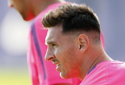 Messi tái xuất với quả đầu siêu dị