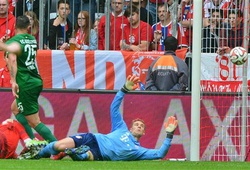 Pha đánh gót hạ gục Neuer có tên trong danh sách bàn thắng đẹp vòng 32 Bundesliga