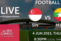 Trực tiếp bóng đá nam SEA Games 28: U23 Singapore vs U23 Myanmar