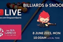 Trực tiếp Billiards &#038; Snooker SEA Games 28