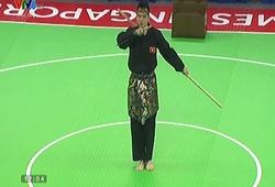 Bài biểu diễn pencak silat của võ sĩ Hoàng Quang Trung