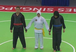 Nguyễn Thị Yến để tuột vàng ở trận chung kết hạng cân 65kg