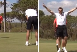 Gerrard trổ tài đánh golf trên đất Mỹ