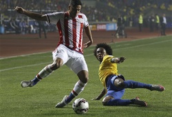Brazil 1-1 Paraguay: Chia tay vũ công Samba