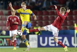U21 Đan Mạch 1-4 U21 Thụy Điển: Đả bại hàng xóm, Thụy Điển vào chung kết