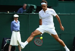 Cú đánh ngẫu hứng của Roger Federer
