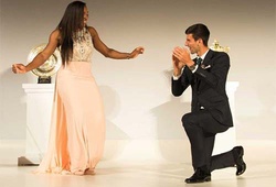 Djokovic và Serena Williams tưng bừng trong đêm gala Wimbledon