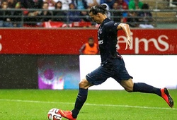 Bài tập sút penalty cực dị của Ibrahimovic