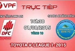 Trực tiếp vòng 19 V League: ĐTLA vs Sanna Khánh Hòa