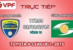 Trực tiếp vòng 19 V League: FLC Thanh Hóa vs SLNA