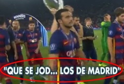 Mừng Siêu Cup, Pique vẫn khiến người Madrid tức ói máu