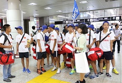 VTC đưa tin về ngày đầu tiên của U13 BĐHĐ Yamaha tại đất nước Nhật Bản