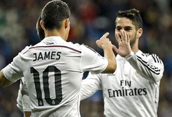 Pha phối hợp ngọt ngào như đường và sữa của James Rodriguez và Isco