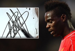 Balotelli phức tạp như&#8230; chữ ký