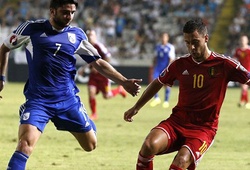 Đảo Síp 0-1 Bỉ: Hazard lập công, Bỉ tiến sát ngôi đầu
