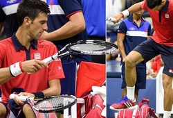 Bên lề US Open: Nole đổi phong cách&#8230; phá vợt