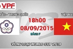 Trực tiếp VL World Cup 2018: Đài Loan (Trung Quốc) vs Việt Nam