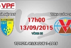 Trực tiếp vòng 25 V League: Hà Nội T&#038;T vs Than Quảng Ninh