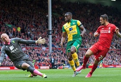 Liverpool 1-1 Norwich City: Bất lực trước chim Hoàng Yến