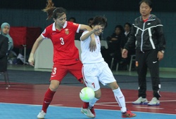 Futsal nữ châu Á 2015: Thua Trung Quốc, tuyển Việt Nam khó vào  bán kết