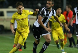 PAOK 1-1 Borussia Dortmund: Hòa trên sân khách Dortmund vẫn giữ ngôi đầu