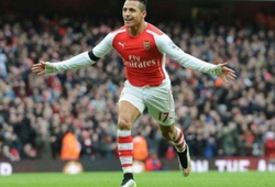 Alexis Sanchez hoàn thành cú đúp, trong sự lúng túng của hàng thủ Man Utd