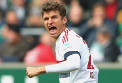 Bàn thắng của Thomas Muller mở đầu danh sách bàn thắng đẹp vòng 9 Bundesliga