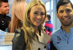 Con gái Maradona ủng hộ Aguero yêu...tiền đạo Man City