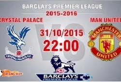 Trực tiếp vòng 11 Premier League: Crystal Palace vs Man United