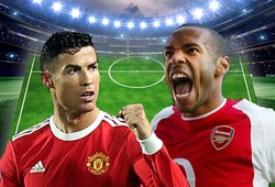 Đội hình kết hợp tốt nhất trận MU vs Arsenal gồm Ronaldo và Henry