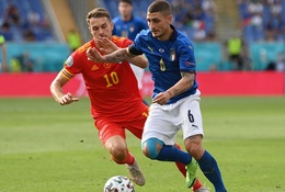 Xem lại bóng đá Italia vs Wales bảng A EURO 2021