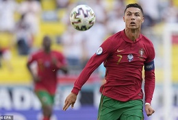 Ronaldo không phải cầu thủ chạy nhanh nhất dự EURO 2021