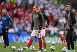 Eriksen trở lại sân tập: Khích lệ lớn cho Đan Mạch trận gặp Xứ Wales