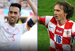 Đón xem Sergio Busquets đại chiến Luka Modric!