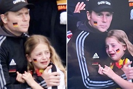 Khoảnh khắc hàng nghìn CĐV Anh cười nhạo cô bé fan Đức bị lên án mạnh mẽ