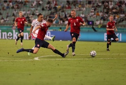 Kết quả CH Séc vs Đan Mạch: 'Những chú lính chì' vào bán kết