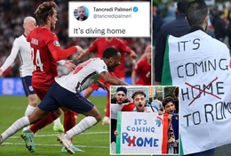 "Bóng đá ngã về nhà": Fan Italia mỉa mai quả penalty đưa Anh vào chung kết EURO