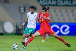 Không Wu Lei, cầu thủ nhập tịch, Trung Quốc may mắn cầm hòa Saudi Arabia