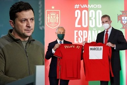 Ukraine tham gia đăng cai World Cup 2030 cùng Tây Ban Nha và Bồ Đào Nha