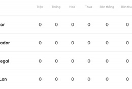 Lịch thi đấu bảng A World Cup 2022