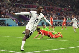 Con trai tổng thống George Weah ghi bàn đầu tiên cho Mỹ ở World Cup sau 8 năm