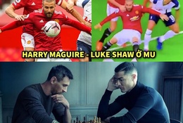 Mạng xã hội lên tiếng: Maguire – Luke Shaw bị Messi – Ronaldo “nhập” ở tuyển Anh