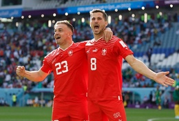 Shaqiri “gánh” một nửa số bàn thắng của Thụy Sĩ ở World Cup