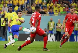 Brazil lặp lại thành tích kỳ lạ ở World Cup khi hạ gục Thụy Sĩ