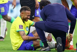 Neymar điều trị cùng lúc "hai bệnh", chưa rõ khi nào trở lại sân đấu World Cup 2022