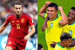 Tiền vệ Tây Ban Nha tuyên bố không sợ ai ở vòng knock-out, kể cả Brazil
